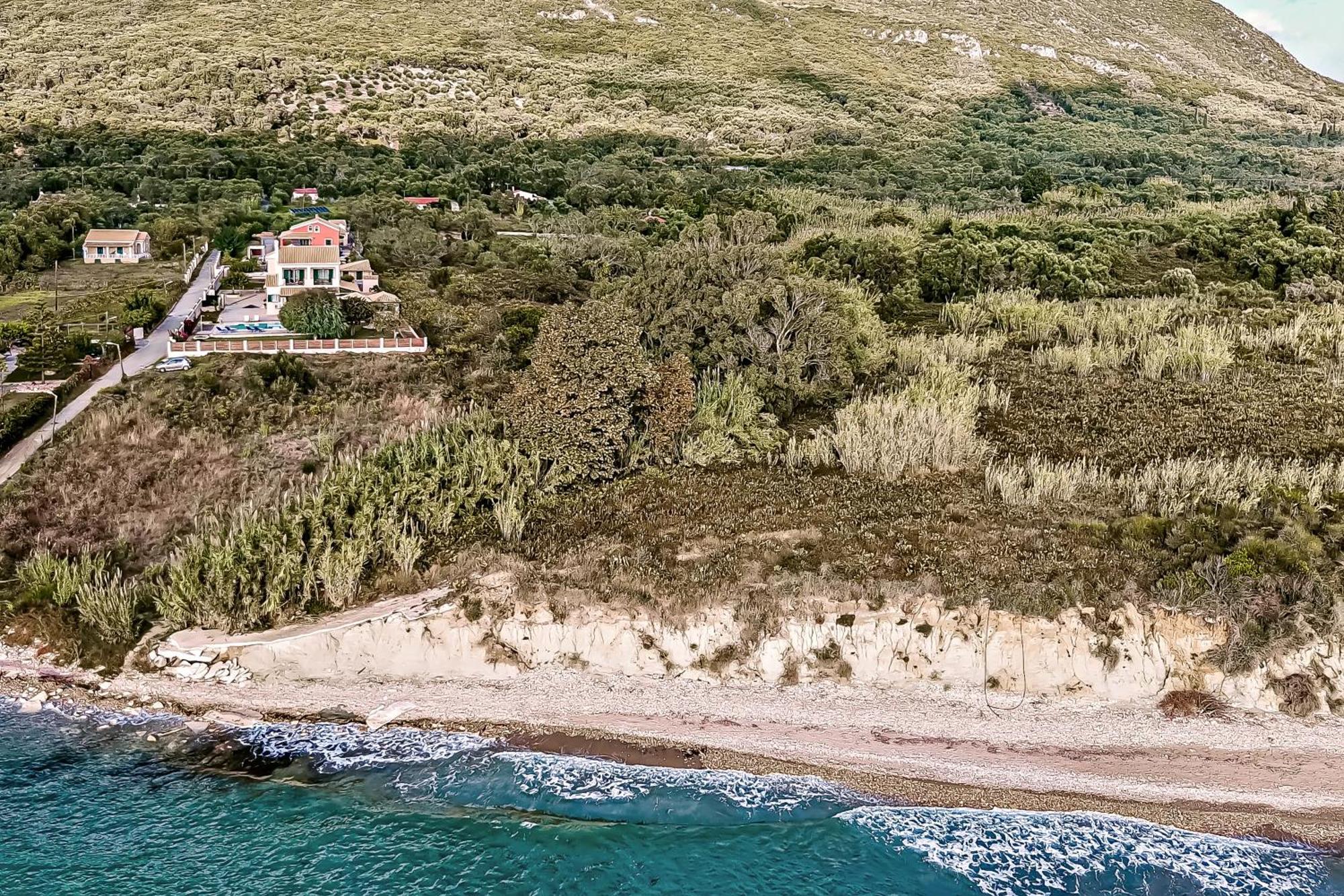 Skidi Beach House Agios Matthaios  Luaran gambar
