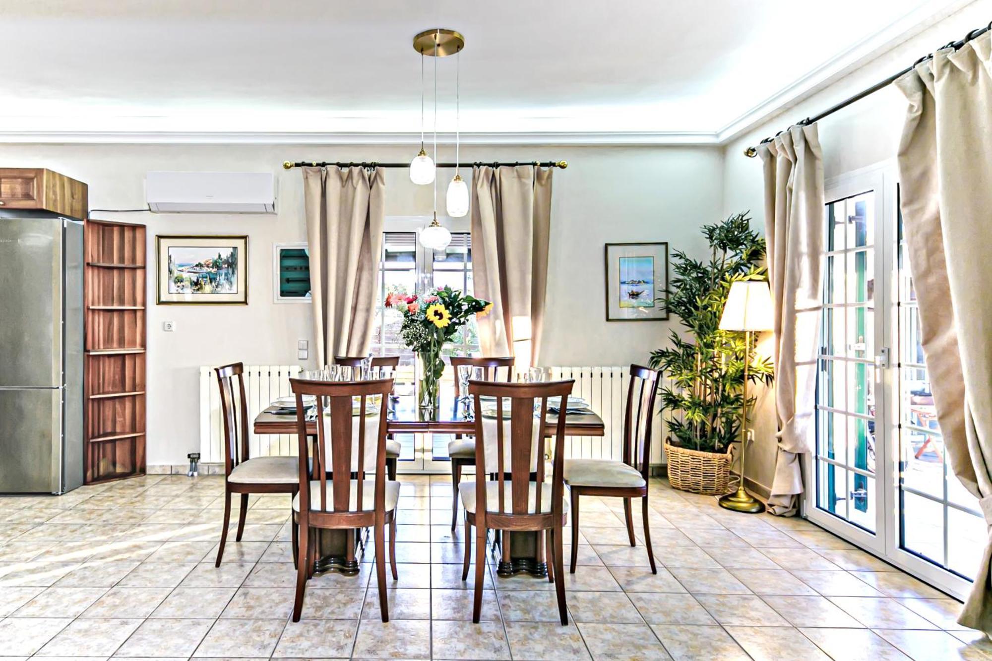Skidi Beach House Agios Matthaios  Luaran gambar
