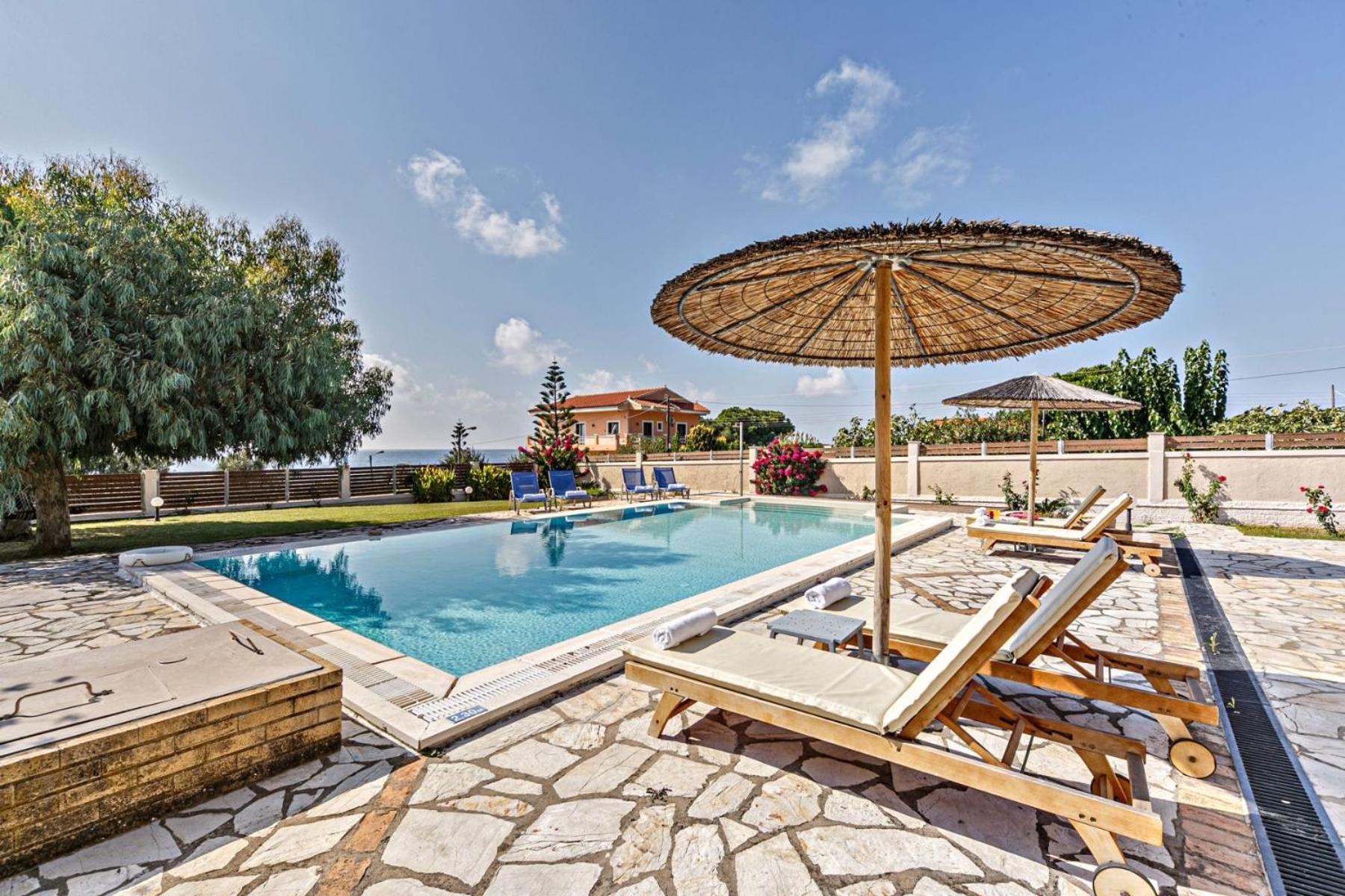 Skidi Beach House Agios Matthaios  Luaran gambar
